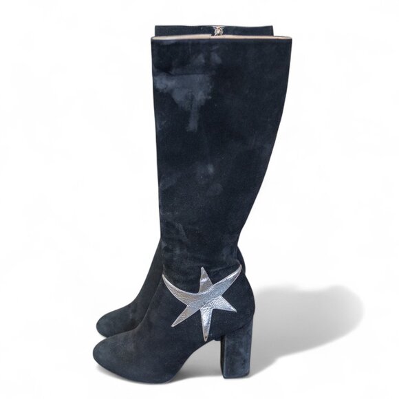 Charlotte Olympia ‘Barbara Star’ Suede Knee High Boots — Size 39 / 8.5 - Picture 6 of 14